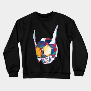 Colorful Rod Form Crewneck Sweatshirt